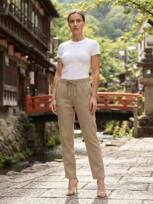 Ladies Long Trousers, Straight Leg Pants, Women Casual Pants, Casual Pants, Women Pants, Sports Pants, Women's Long Pants, Sweatpants, Casual Drawstring Pants Women Everyday Wear Bottoms