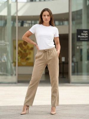 Ladies Long Trousers, Straight Leg Pants, Women Casual Pants, Casual Pants, Women Pants, Sports Pants, Women's Long Pants, Sweatpants, Casual Drawstring Pants Women Everyday Wear Bottoms