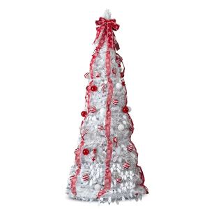 Sapin Noël 6 pi pré-éclairé, pop-up, 100 lumières