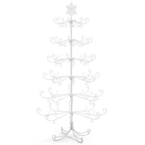 Sapin Noël artificiel 6pi blanc PVC cristaux