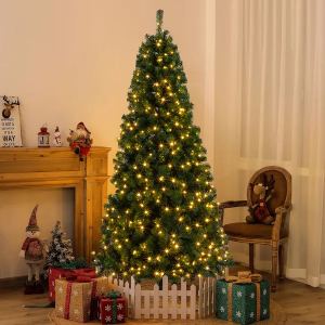 FCH Sapin Noël 6pi PVC, 150 LED, 8 modes, 1050 branches, vert