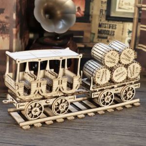 Puzzle bois 3D camion vin modèle cerveau
