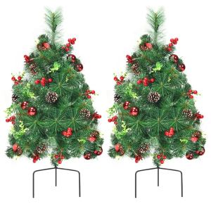 2 sapins Noël 29 po