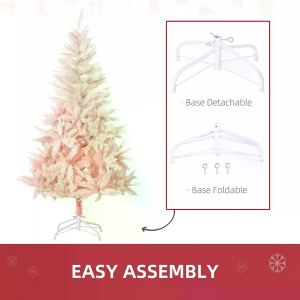 Sapin Noël rose 7pi