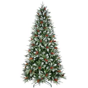 Sapin Noël artificiel 5pi vert 1113 branches hinged