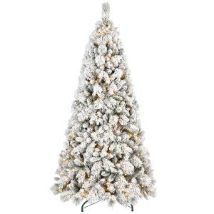 Sapin Noël 8pi LED Branches Mixtes Base Pliable