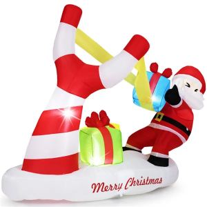 Père Noël gonflable 7ft 5 LED