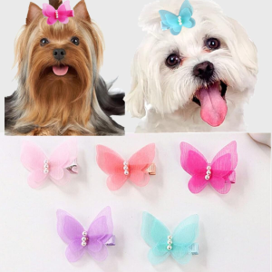 Accessoires cheveux animaux 10 pièces perles