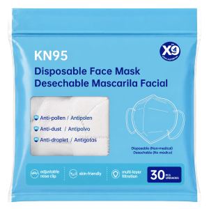 Masque KN95 jetable plat