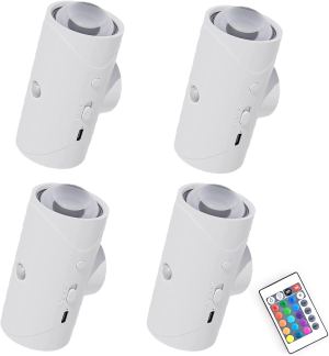 Veilleuse capteur mouvement rechargeable RGB aimantée LED sans fil