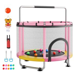 Trampoline 60po enfants 132lbs filet enclosure