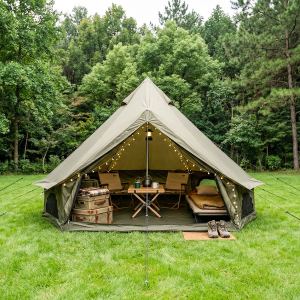 Tente glamping cloche 16,4 pi verte 10 personnes