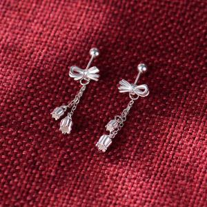 Boucles d'oreilles tassel os gland tempérament
