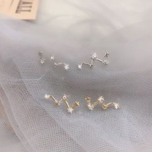 High-grade Light Luxury Design Sense Frosty Style Stud Earrings