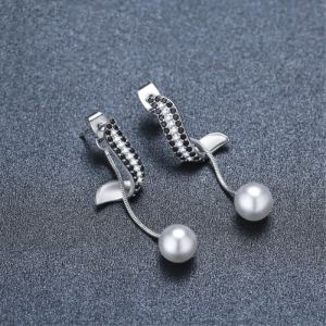 Boucles d'oreilles perle tassel luxe femme