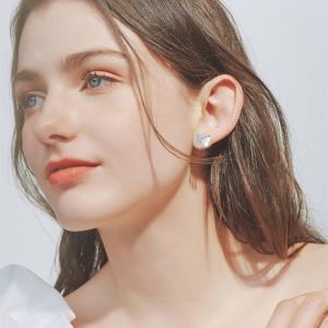 Boucles oreilles papillon cuivre plaqué mignon coréen