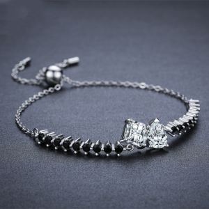 Bracelet diamant femme mode zircon micro serti