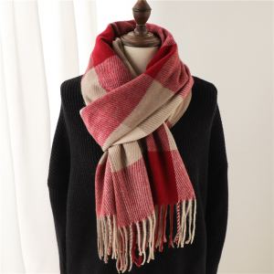 Foulard cachemire artificiel épais chaud tassel Corée