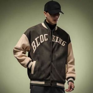 Veste pilote style coréen décontractée