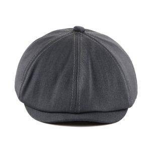 Béret rétro couleur unie homme et femme printemps automne hiver