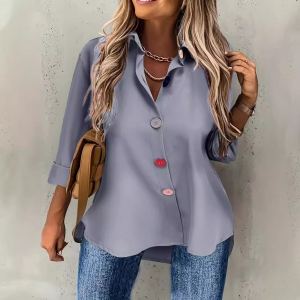 Chemise boutons manches longues casual
