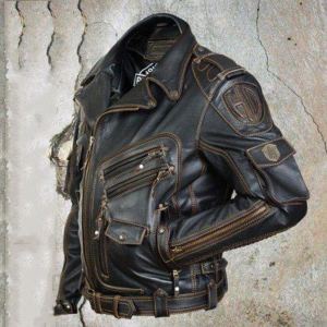 Manteau fourrure poches homme personnalité