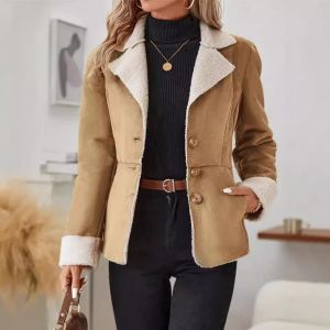 Veste imperméable chaude doublure fourrure