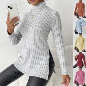 Chandail col roulé pour femme