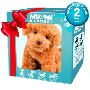 Peluche chiot robot courte