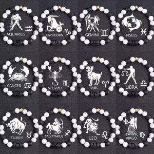 Bracelet perles cordon pierre volcanique pin