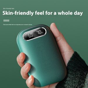 Chauffe-mains USB affichage numérique double face 10000mAh