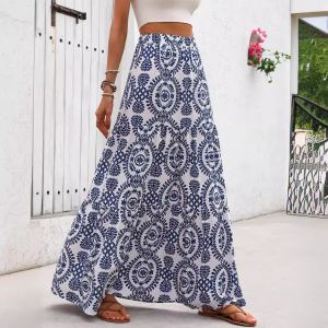 Jupe patineuse avec motif imprimé