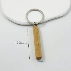 Porte-clés bois gravurable vierge