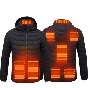Manteau chauffant coton 8 pièces 3 vitesses température