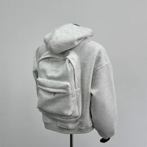 Manteau fleur gris design sac homme