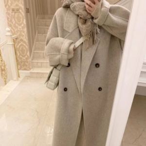 Petit manteau laine femme épais coton