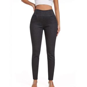 Pantalon skinny doublé polaire femme