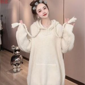 Chandail femme style coréen loose confortable doux
