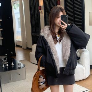 Manteau coton ample coutures casual tendance