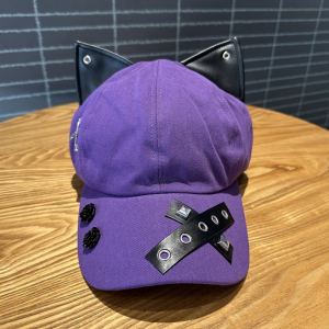 Casquette baseball niche oreilles chat 3D