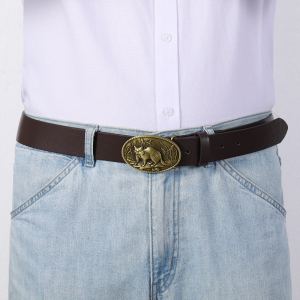 Ceinture homme sans boucle œillets