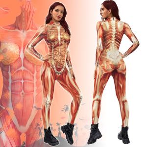Legging Squelette Imitation Entier