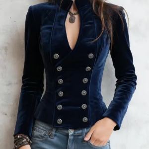 Haut femme slim ajusté polyvalent à la mode