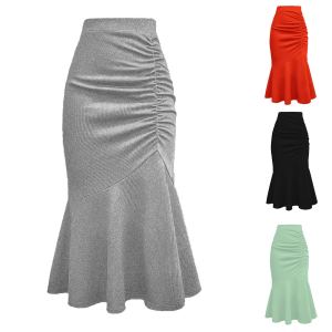 Robe longue sirène femme taille marquée sexy