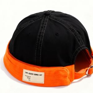 Fédora grand bord sans rebord homme style
