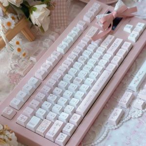 Touches clavier personnalisées thématique amour PBT sublimation