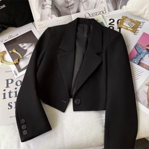 Blazer élégant style commuter femme petite taille