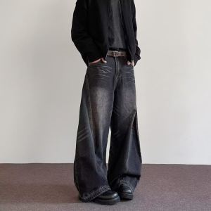 Pantalon jambe large décontracté premium homme