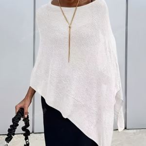 Haut off-shoulder femme crochet style châle plage