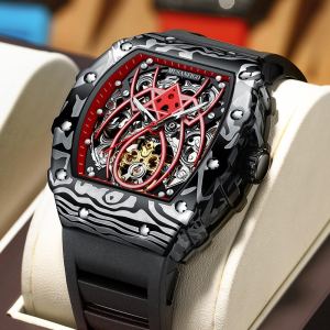 Montre mécanique luminescente creux sport homme
